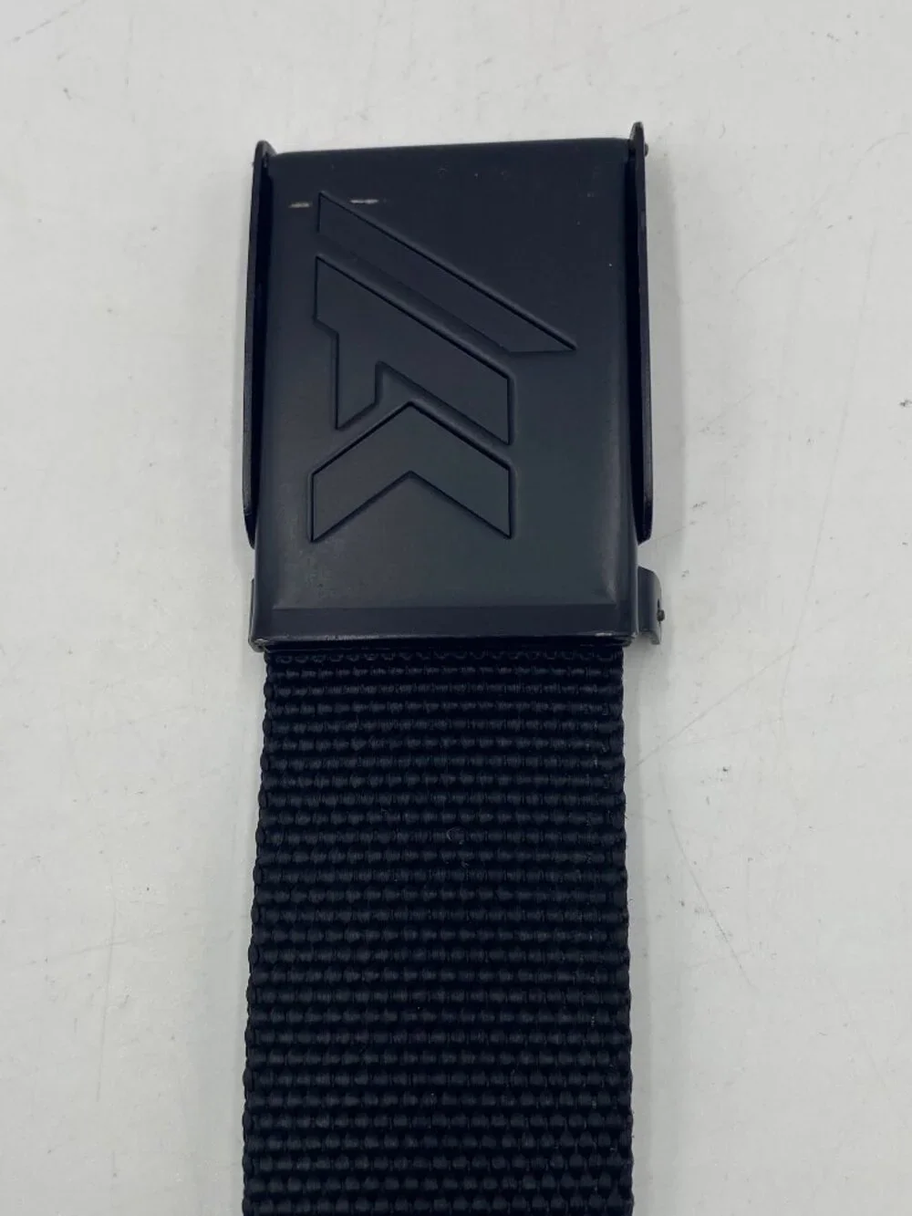 Canvas Web Belt with Black Flip Top Buckle Fits Up to 42